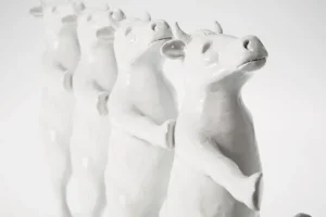 FIGURA DECORATIVA DANCING COWS - KARE