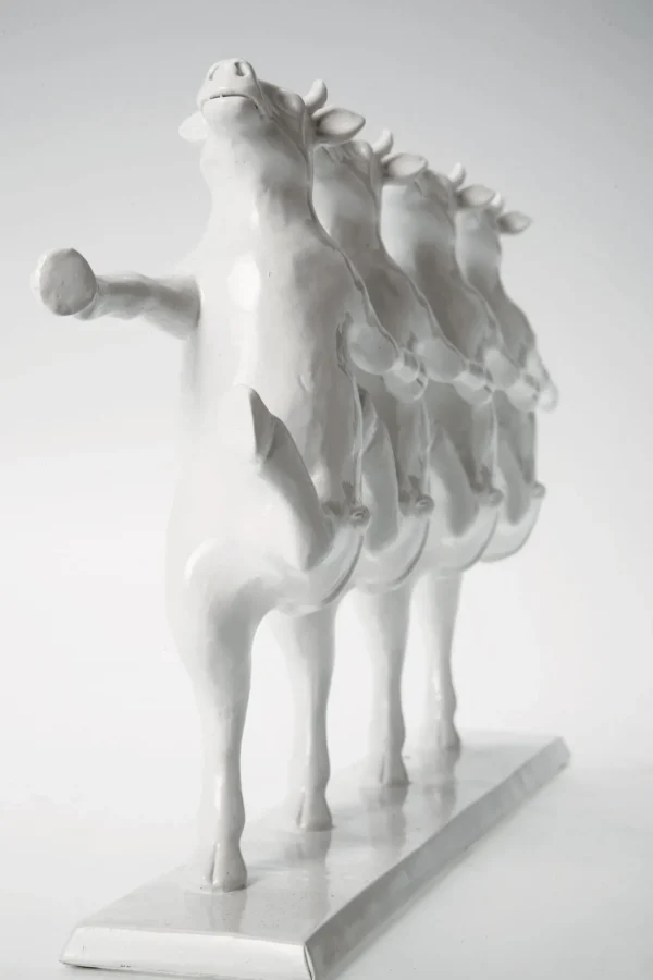FIGURA DECORATIVA DANCING COWS - KARE