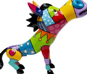 Figura decorativa Donkey Patchwork 54cm - KARE