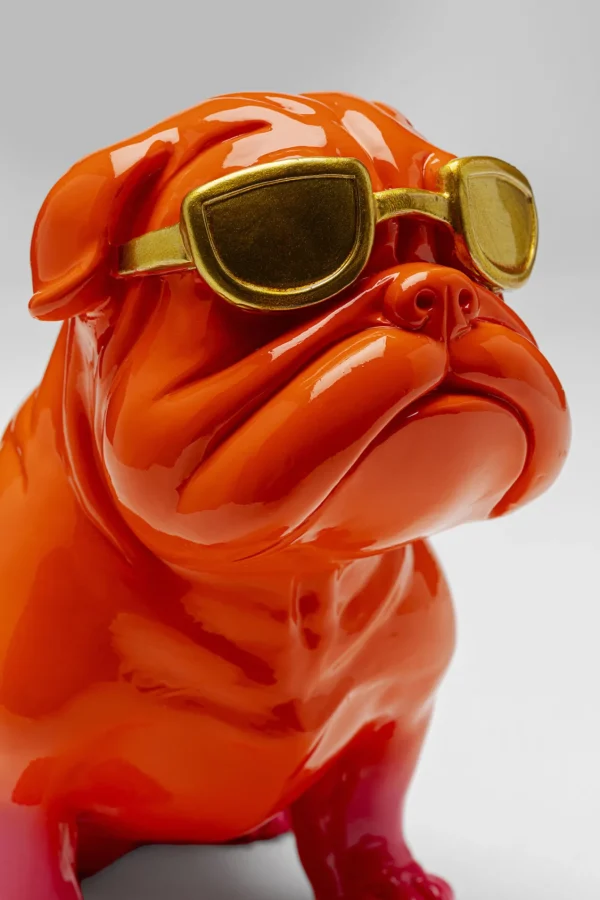 Figura decorativa Fashion Dog arancione 17cm - KARE