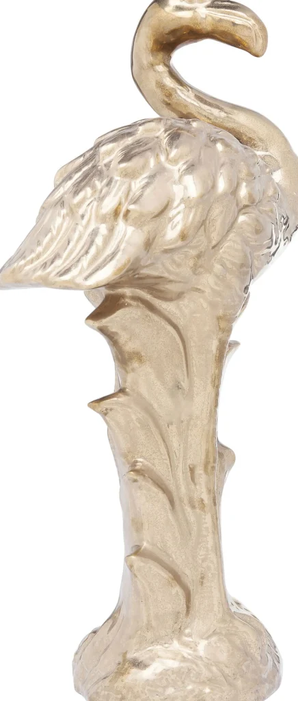 Figura decorativa Flamingo front oro - KARE
