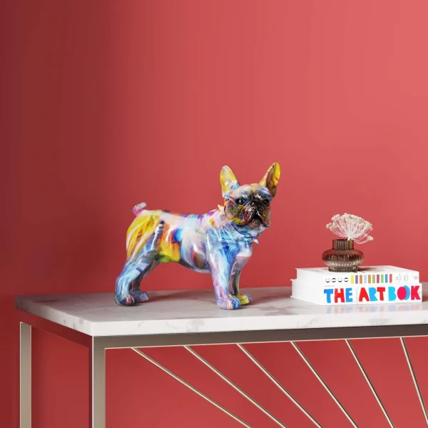 Figura decorativa Frenchie colorato 24cm - KARE