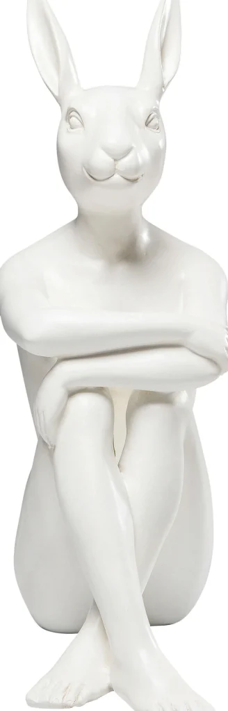 FIGURA DECORATIVA GANGSTER RABBIT BIANCO - KARE