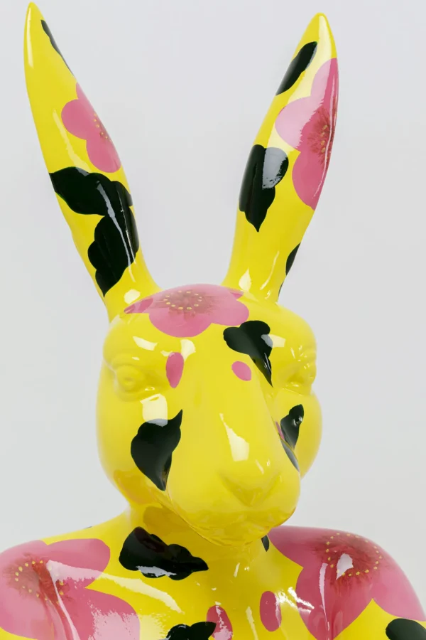 Figura decorativa Gangster Rabbit Giallo 80cm - KARE