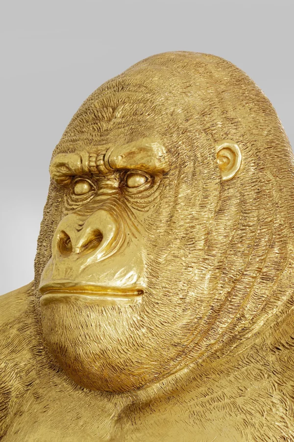 Figura decorativa Gorilla oro XXL 249 cm - KARE