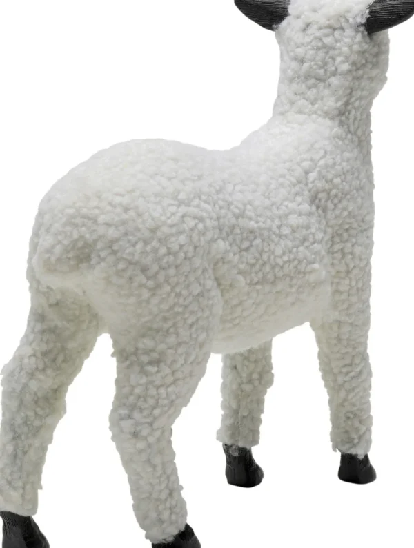 Figura decorativa Happy Sheep Wool bianco 28cm - KARE