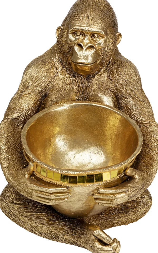 Figura decorativa Holding Bowl oro 41cm - KARE