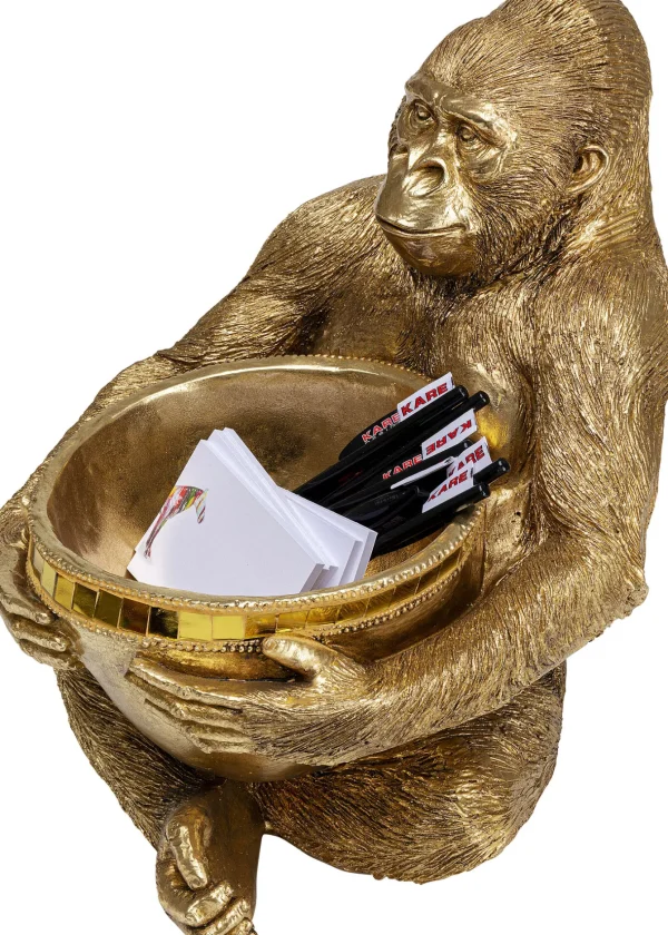 Figura decorativa Holding Bowl oro 41cm - KARE
