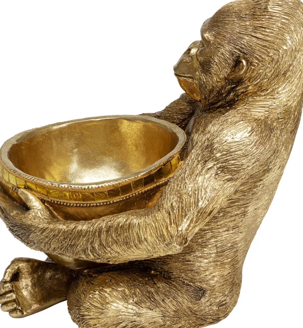 Figura decorativa Holding Bowl oro 41cm - KARE