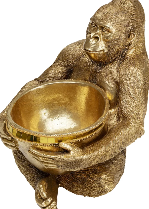 Figura decorativa Holding Bowl oro 41cm - KARE
