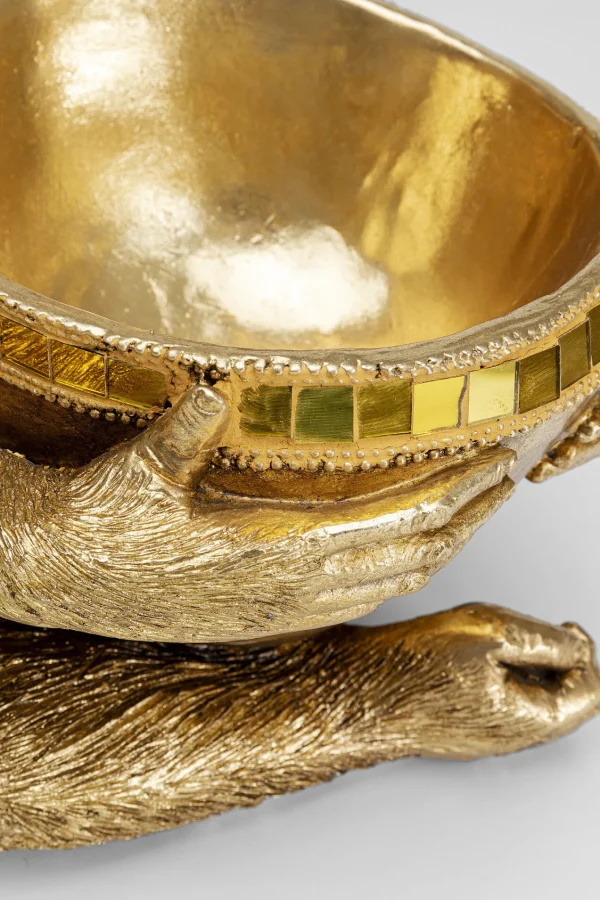Figura decorativa Holding Bowl oro 41cm - KARE