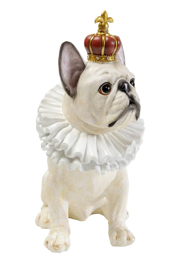 Figura decorativa King Dog bianco 33cm - KARE
