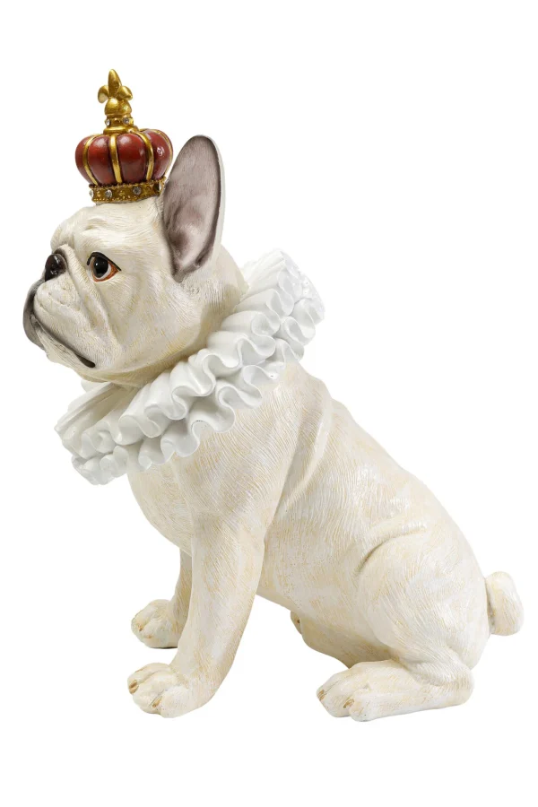 Figura decorativa King Dog bianco 33cm - KARE