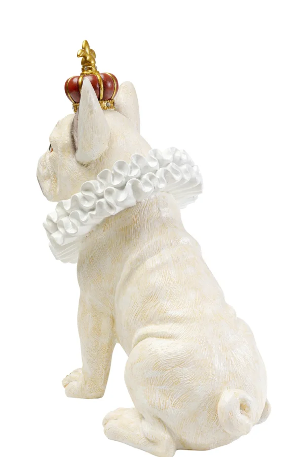 Figura decorativa King Dog bianco 33cm - KARE