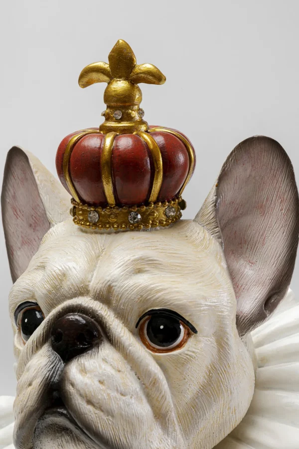 Figura decorativa King Dog bianco 33cm - KARE