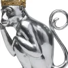 Figura decorativa King Lui argento 35cm - KARE