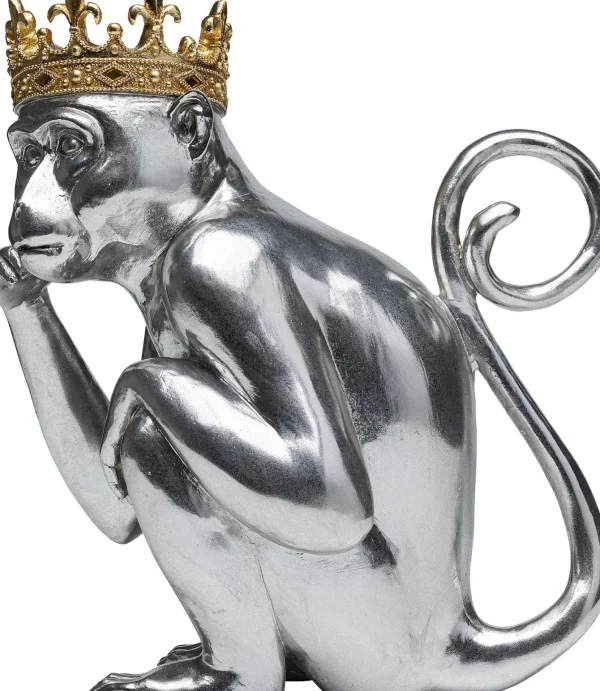 Figura decorativa King Lui argento 35cm - KARE