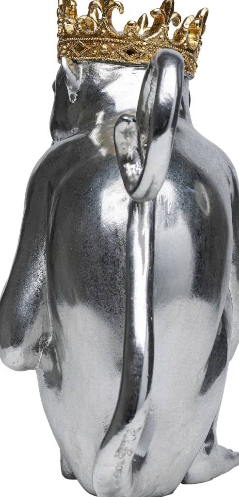 Figura decorativa King Lui argento 35cm - KARE