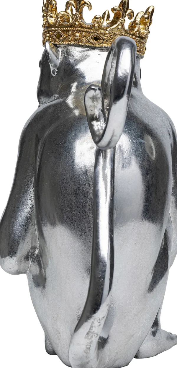 Figura decorativa King Lui argento 35cm - KARE