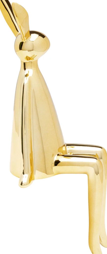 Figura decorativa Sitting Rabbit oro 35cm - KARE
