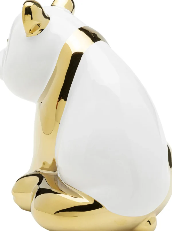 FIGURA DECORATIVA SITTING PANDA ORO 18CM - KARE