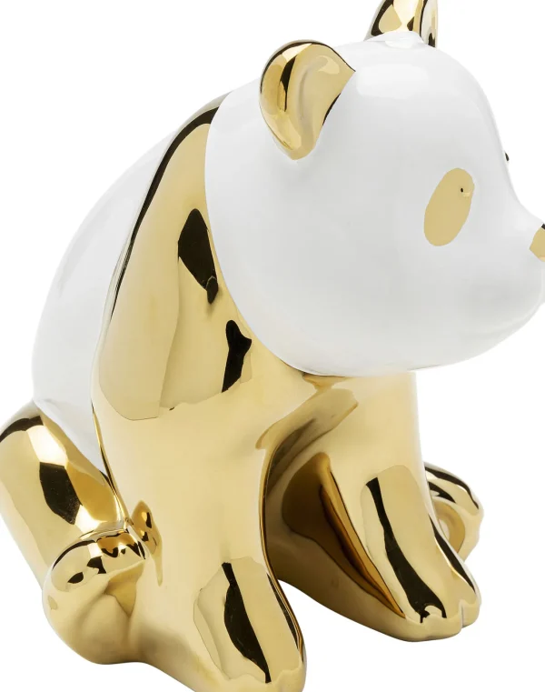 FIGURA DECORATIVA SITTING PANDA ORO 18CM - KARE
