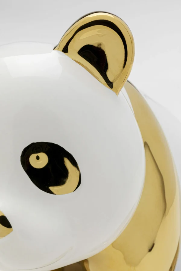FIGURA DECORATIVA SITTING PANDA ORO 18CM - KARE