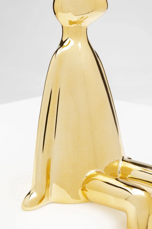 Figura decorativa Sitting Rabbit oro 35cm - KARE