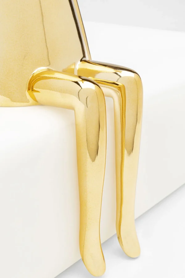 Figura decorativa Sitting Rabbit oro 35cm - KARE