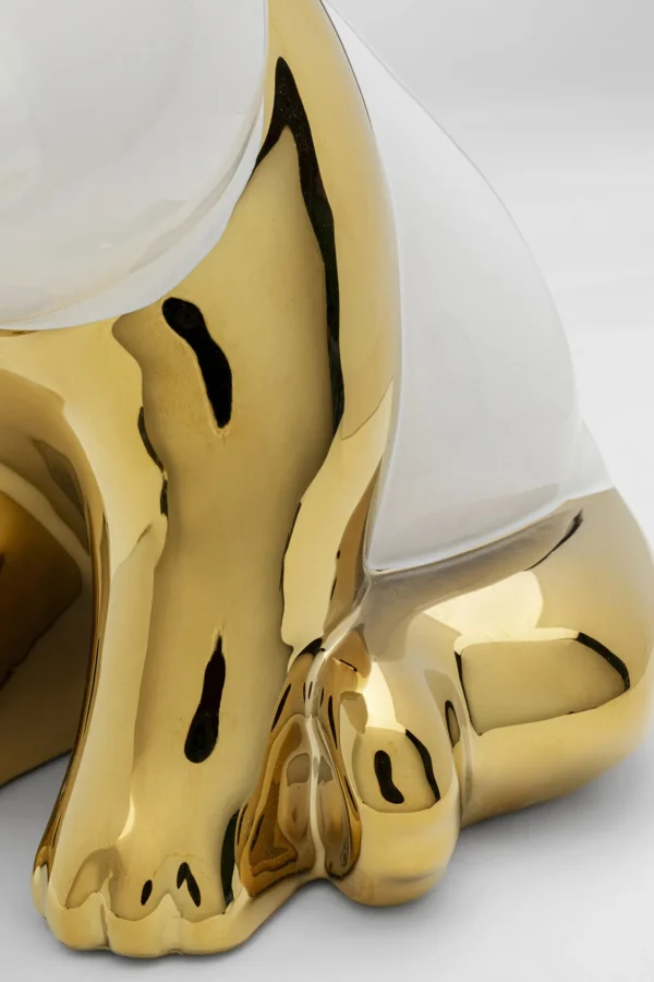 FIGURA DECORATIVA SITTING PANDA ORO 18CM - KARE