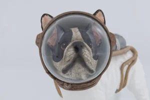 FIGURA DECORATIVA SPACE DOG 21CM - KARE