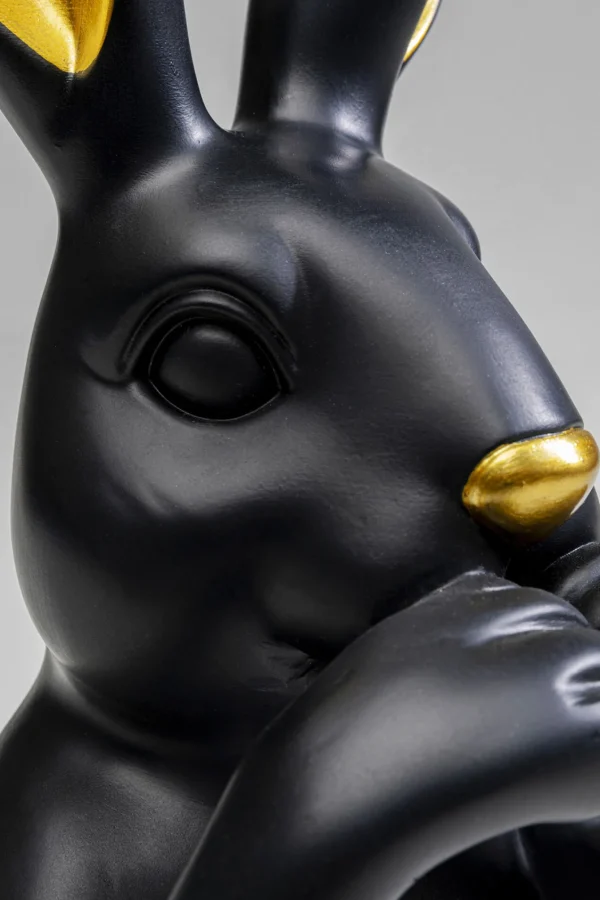 Figura decorativa Sweet Rabbit nero 31cm - KARE
