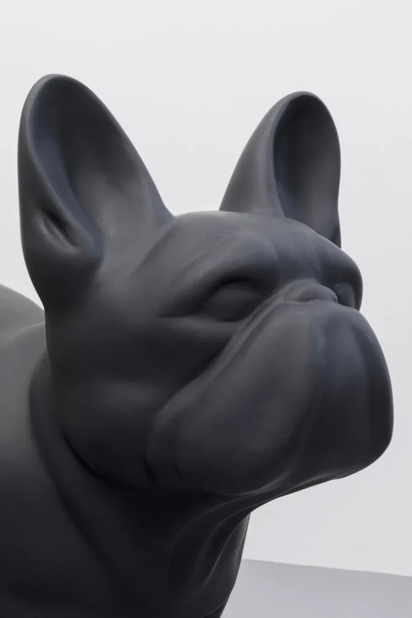 Figura decorativa Toto Teen nero matt 90cm - KARE