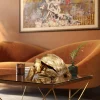 FIGURA DECORATIVA TURTLE ORO MEDIO - KARE