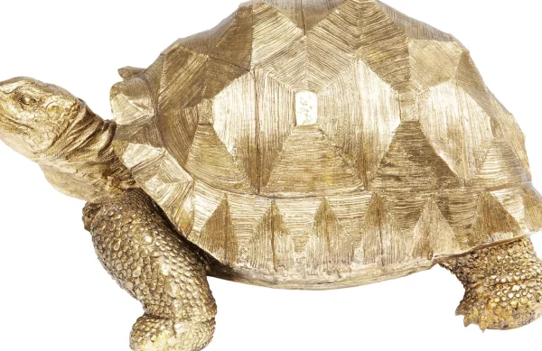 FIGURA DECORATIVA TURTLE ORO MEDIO - KARE