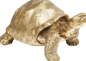 FIGURA DECORATIVA TURTLE ORO MEDIO - KARE