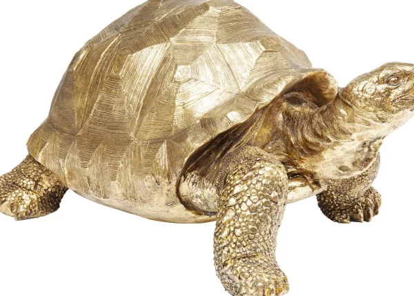 FIGURA DECORATIVA TURTLE ORO MEDIO - KARE