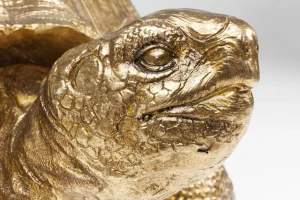 FIGURA DECORATIVA TURTLE ORO MEDIO - KARE