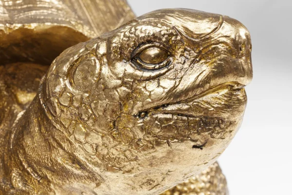 FIGURA DECORATIVA TURTLE ORO MEDIO - KARE