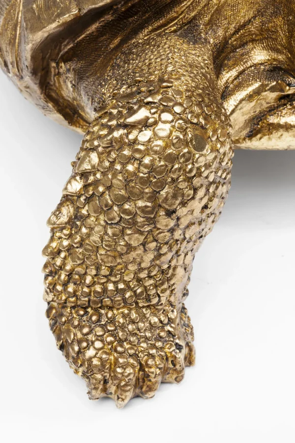 FIGURA DECORATIVA TURTLE ORO MEDIO - KARE