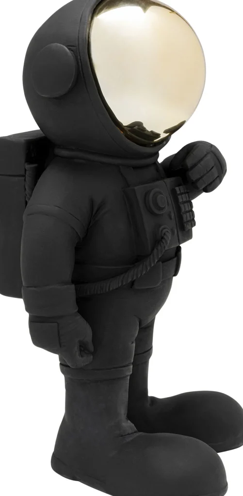Figura decorativa Welcome Astronaut nero 27cm - KARE