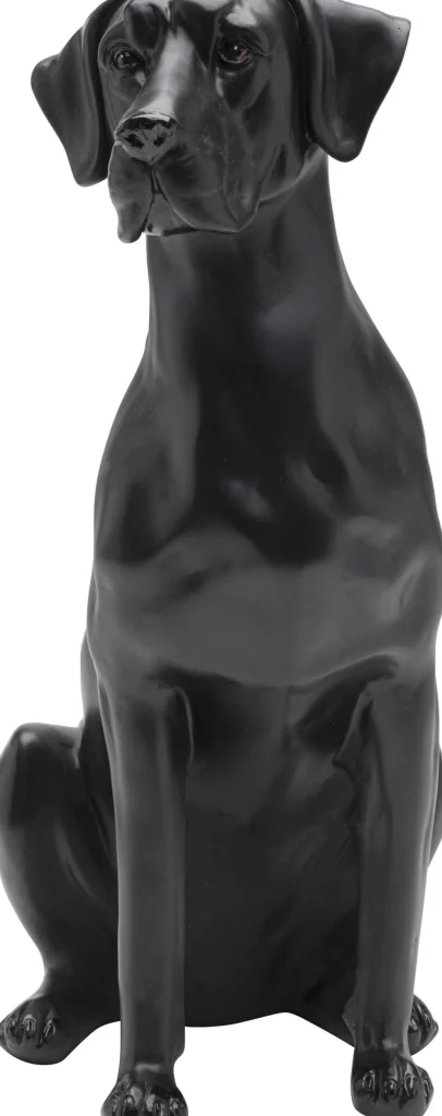 Figurina decorativa Comic Dog nero 40cm - KARE
