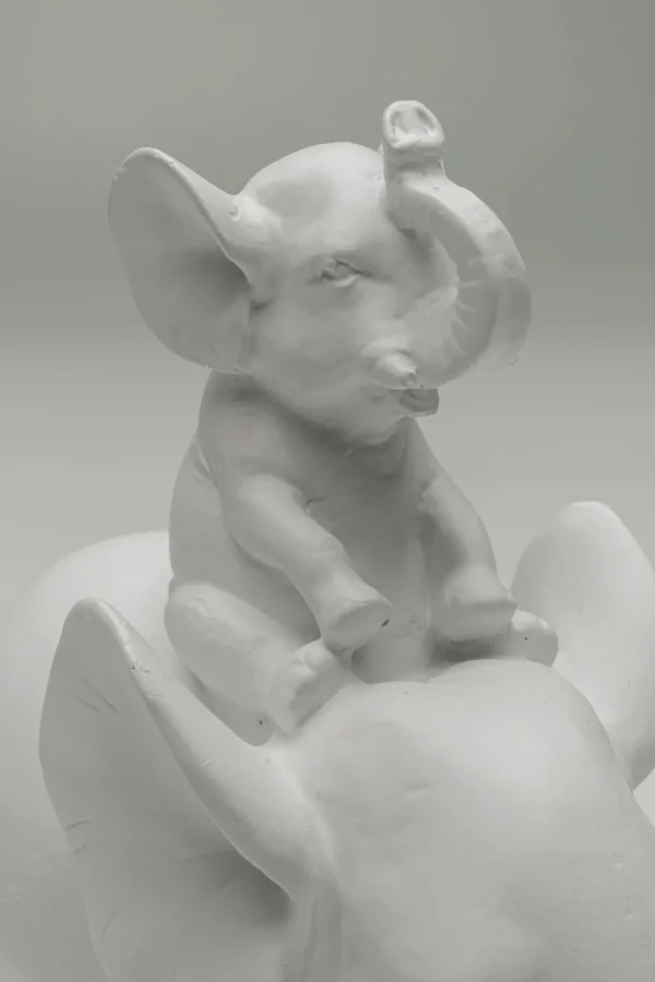 Figurina decorativa Elefante Dumbo Uno Greige - KARE