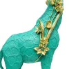 Figurina decorativa Flower Giraffe verde 76cm - KARE