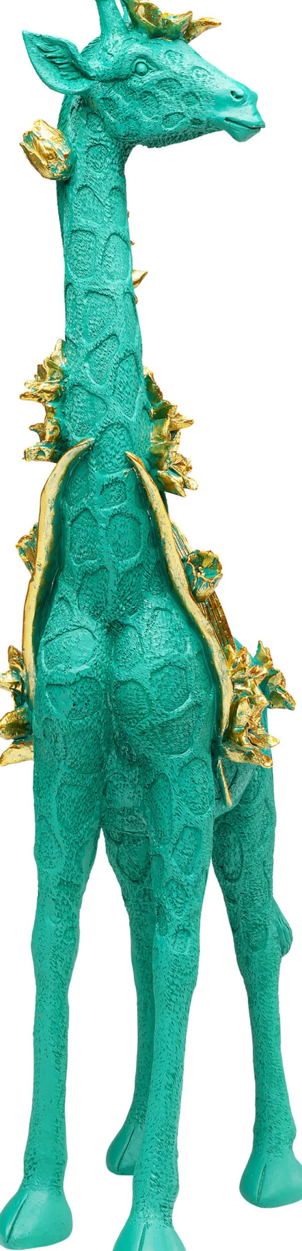 Figurina decorativa Flower Giraffe verde 76cm - KARE