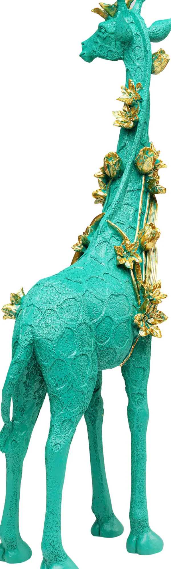 Figurina decorativa Flower Giraffe verde 76cm - KARE