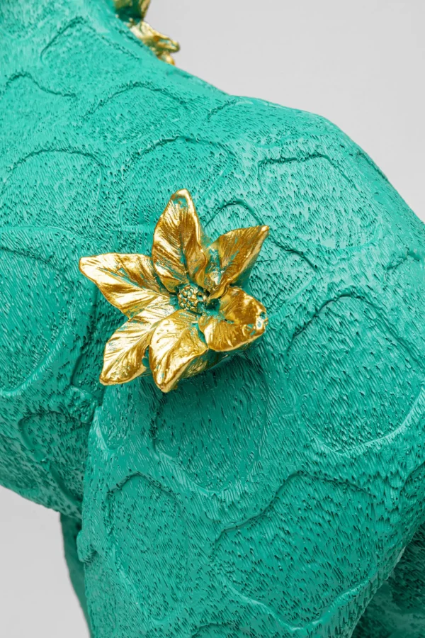 Figurina decorativa Flower Giraffe verde 76cm - KARE