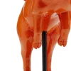 Figurina decorativa Flying Pig arancione 29cm - KARE