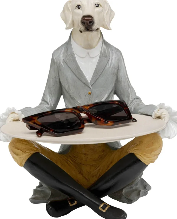Figurina decorativa Gentleman Dog Tray 29cm - KARE