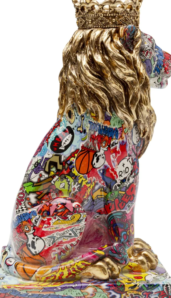 Figurina decorativa Graffiti King Lion 29cm - KARE